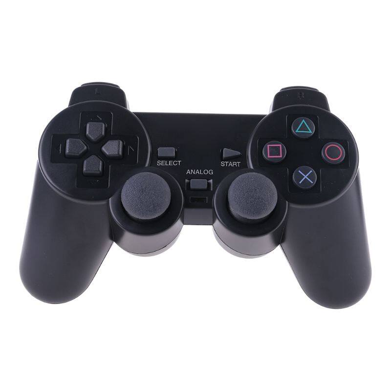 Bộ Rung Tay Cầm Chơi Game Không Dây Bộ Điều Khiển Trò Chơi USB 2.4GHz Tay Cầm Cần Điều Khiển Có Đầu Thu Cho PS2 Cho Sony Playstation 2