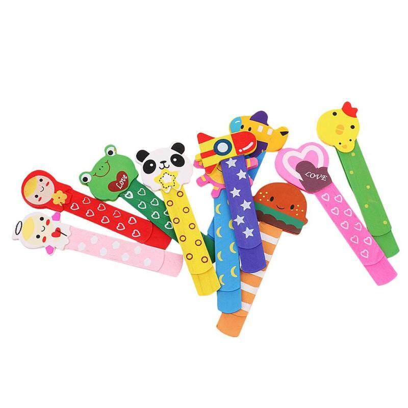 Baoblade 10pcs Lovely Cartoon Wooden Bookmark Paper Clips for Kids Perfect Gift Malaysia