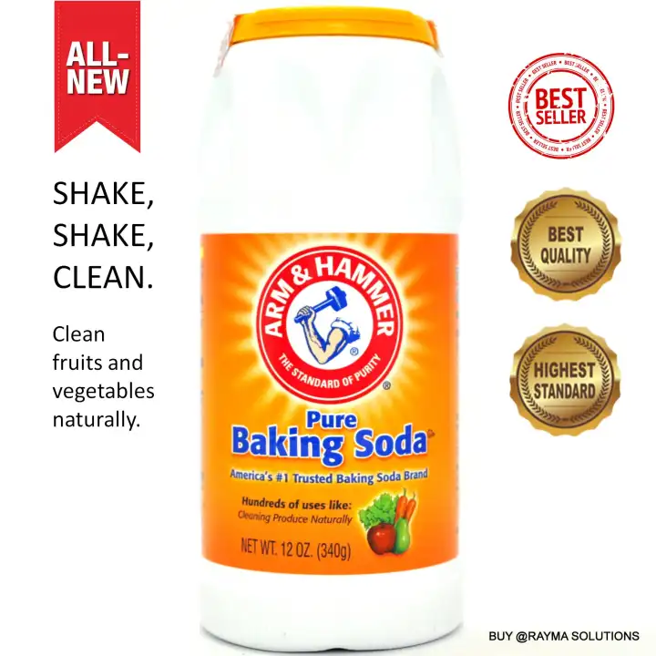 Arm Hammer Pure Baking Soda Shaker Usa 340g Lazada