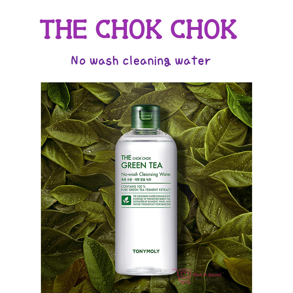 TONYMOLY The Chok Chok Green tea Form Cleanser, 300ml, 500ml Lazada