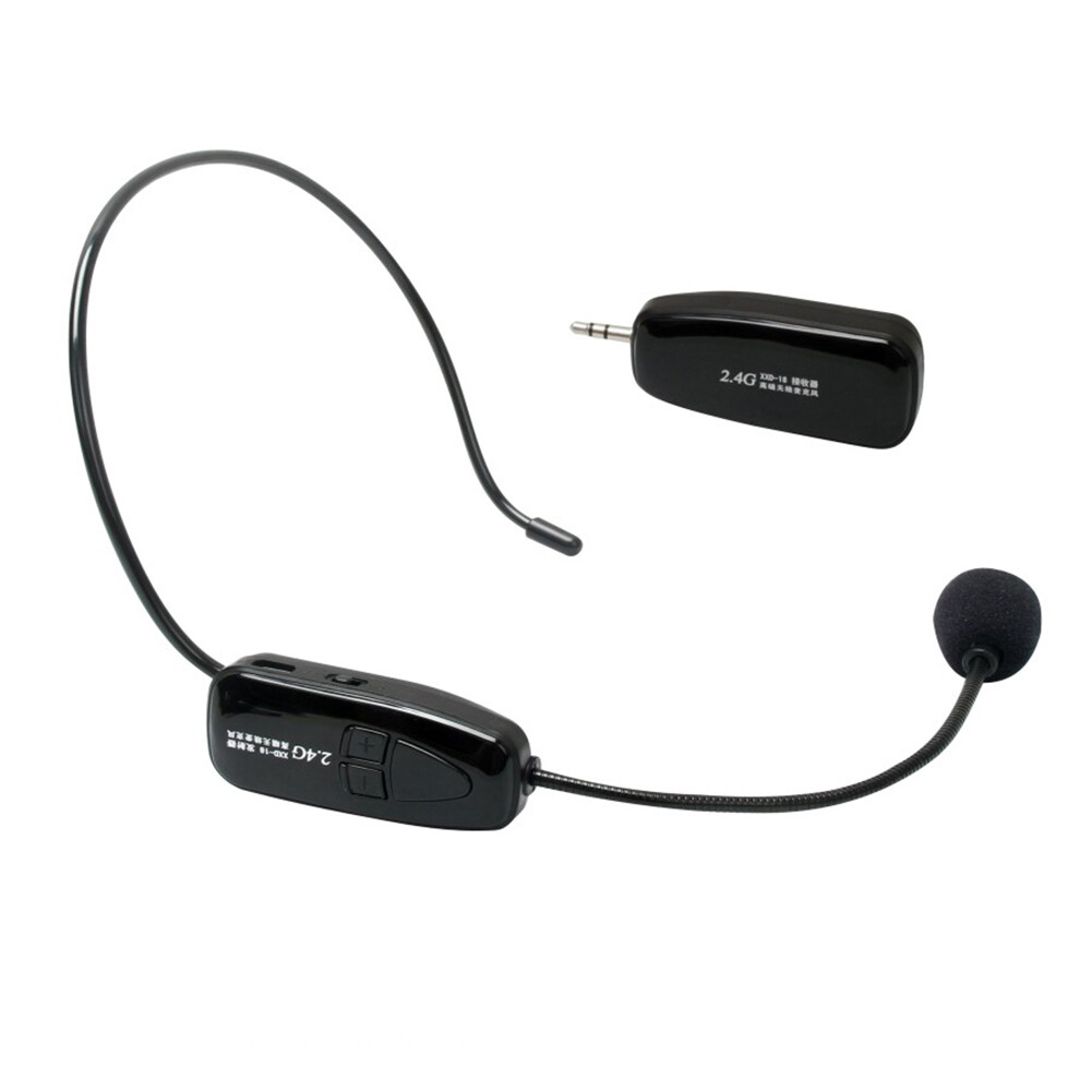 2.4g wireless microphone radio speaker stereo headset microphone teaching guide