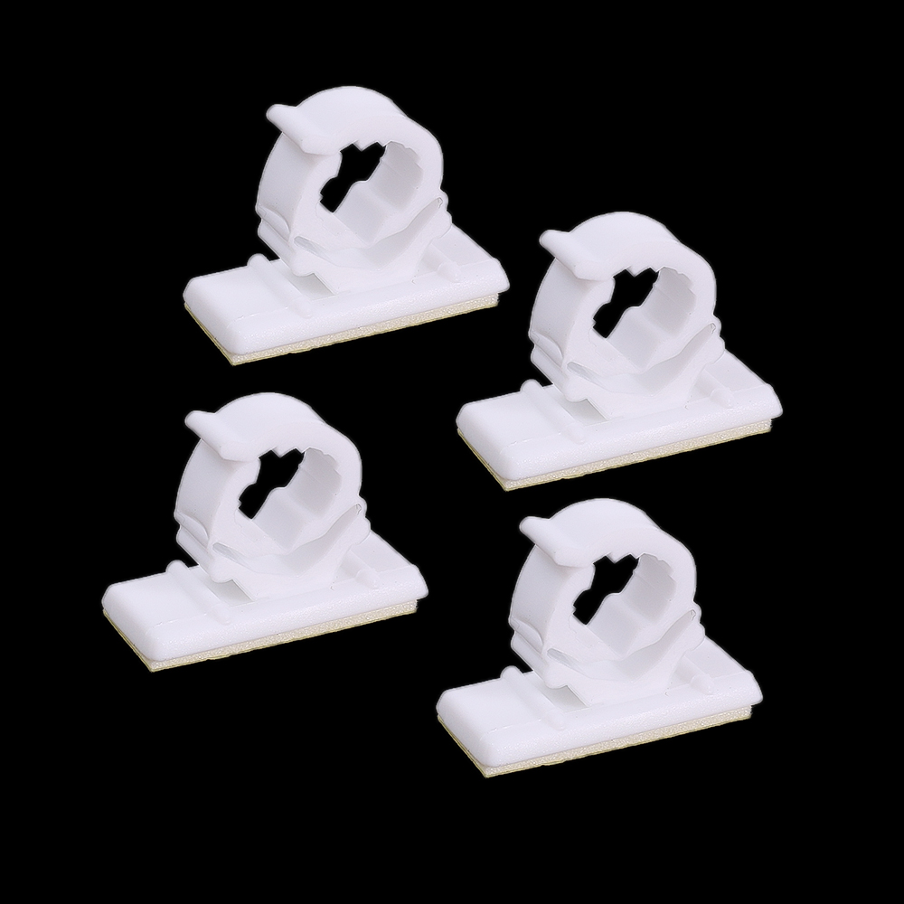 4pcs Power Plug Hook Holder Power Cord Plug Seamless Strong Adhesive Electrical Wire Plug Wall Sticker