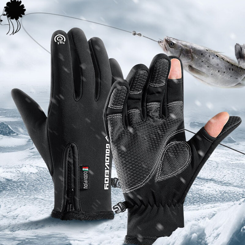 waterproof winter fishing gloves