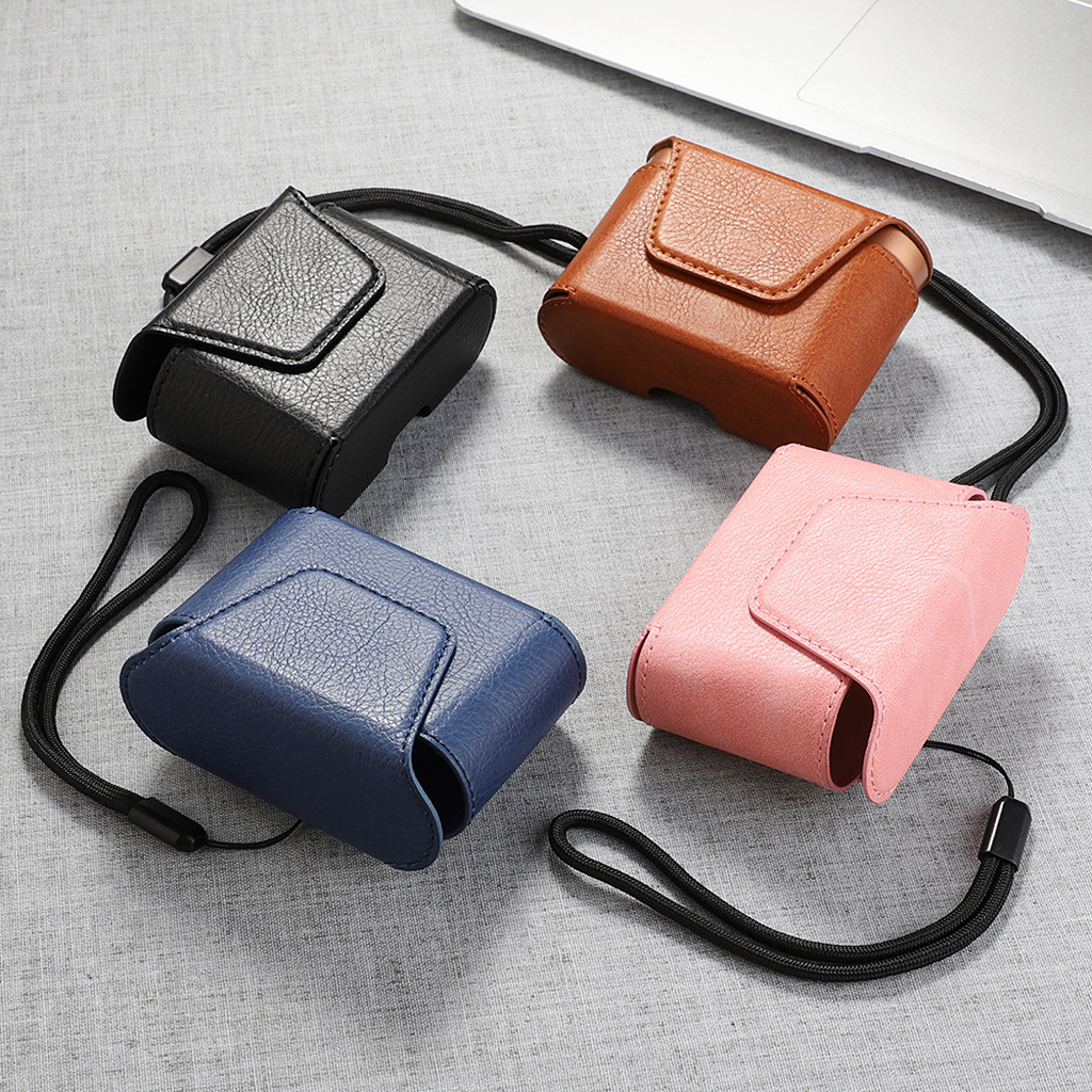 ✪Dustproof Leather Protective Cover Case Storage Bag for Sony WF-1000XM3 Earphone