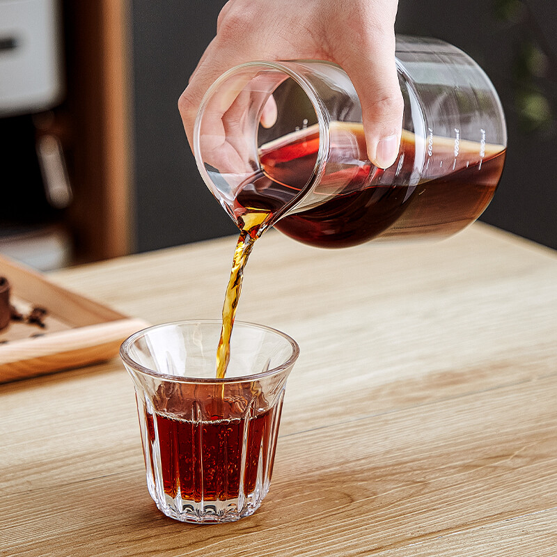 BINCOO Ice Drip Coffee Pot Glass Cold Brew Coffee Maker Household Drip 600ml