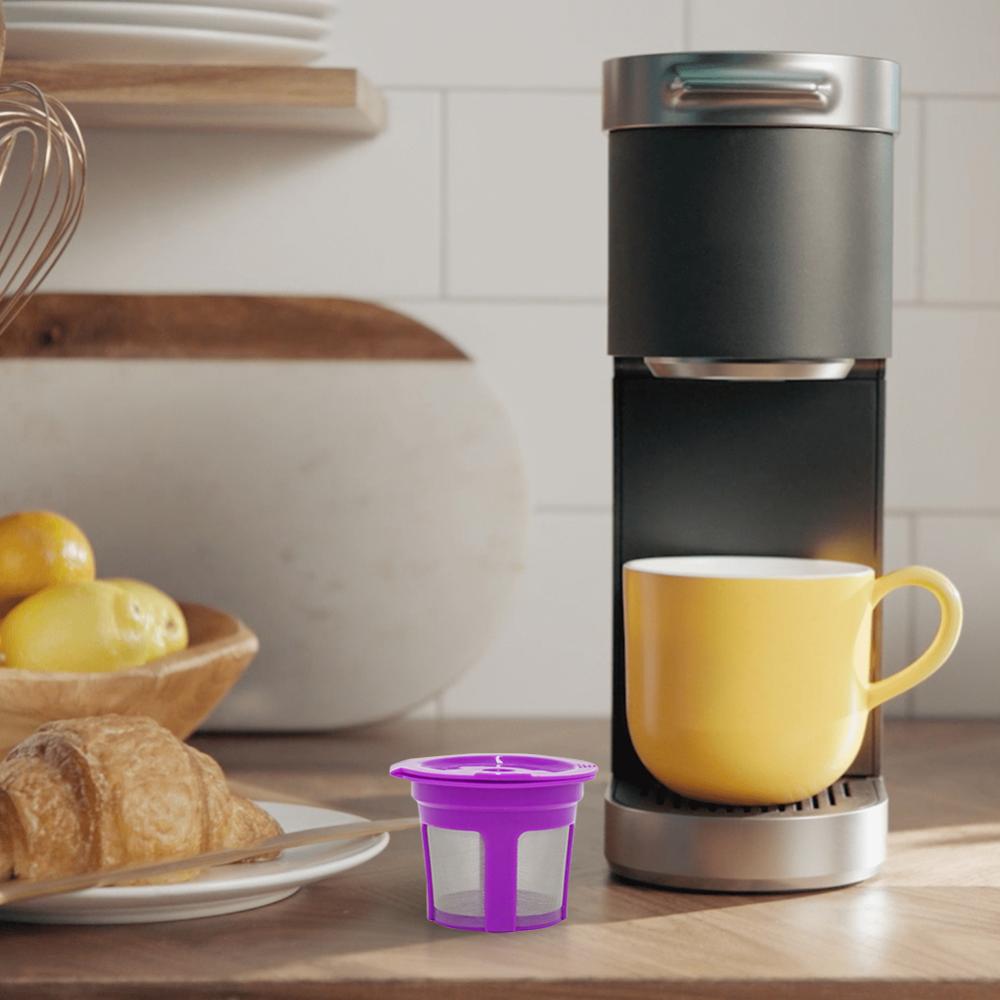 3/6PCS Coffee Pod Filled Capsule Cup Stainless Micro Mesh Reusable Cup Strainer for Keurig 2.0 1.0 Mini Plus