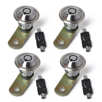 Motorcity 4pcs Tubular Cam Locks With Keys Electric Cabinet Car Rv