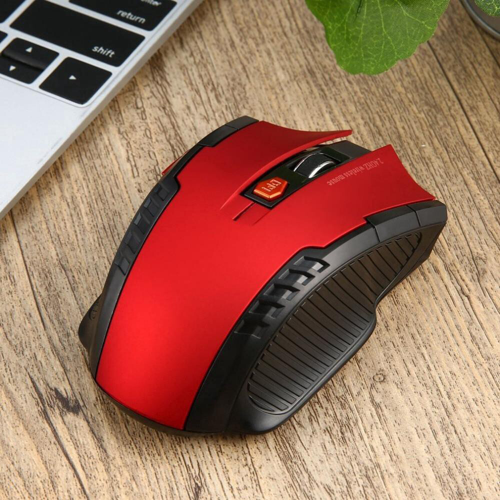 BOKEWU 2.4g Chuột chơi game không dây quang 6 nút chuột 2000dpi chuột USB cho máy tính xách tay PC