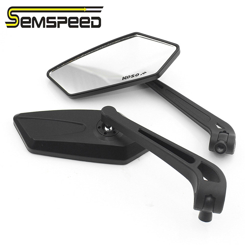 SEMSPEED Motorcycle Rear View Side Mirrors Rearview For Yamaha MT-01 MT-03 MT-25 MT-07 MT-09 MT-10 MT-15 YZF R1 R3 R25 R6 R15 FZ1 FZ6 FZ16 FZ8 NMAX155 XSR700 XSR900