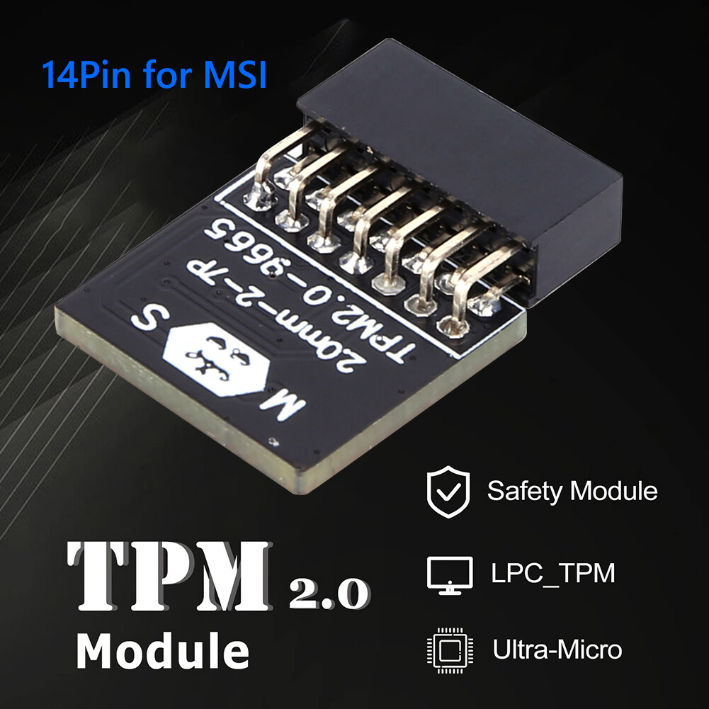 TPM 2.0 Encryption Security Module LPC Interface Cryptography Security Module Encrypted Information Encrypted Protection Module for ASUS/MSI/ASRock