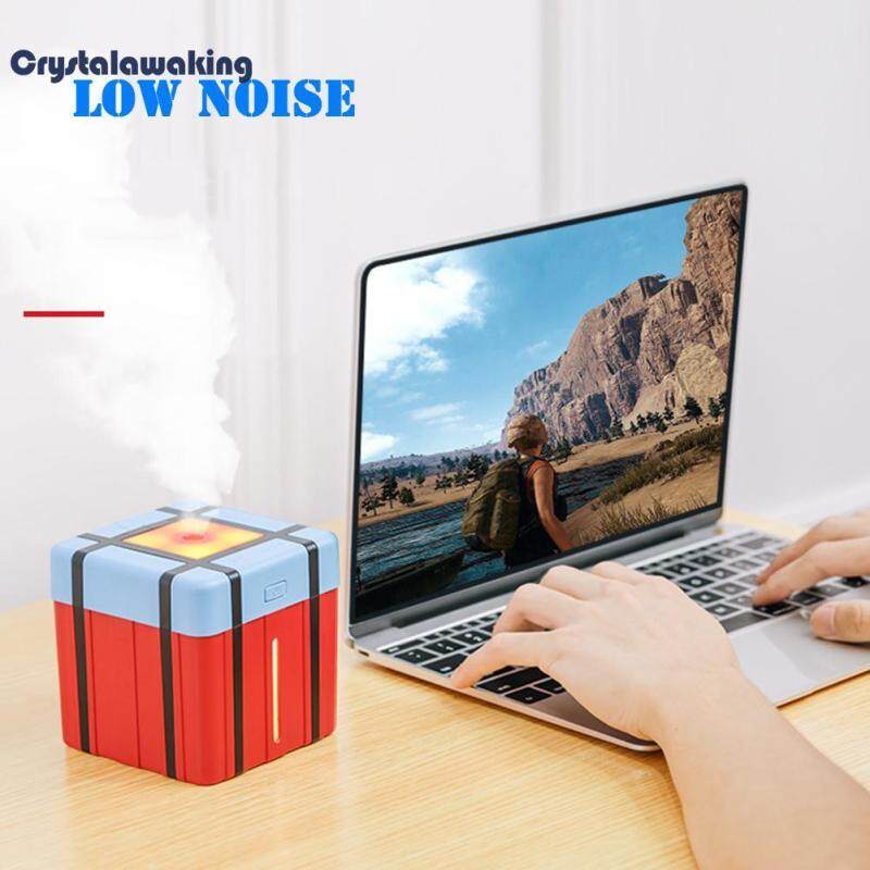 New Arrival 300mL PUBG Airdrop Box 7 Color LED Light Air Humidifier USB Aroma Diffuser Singapore