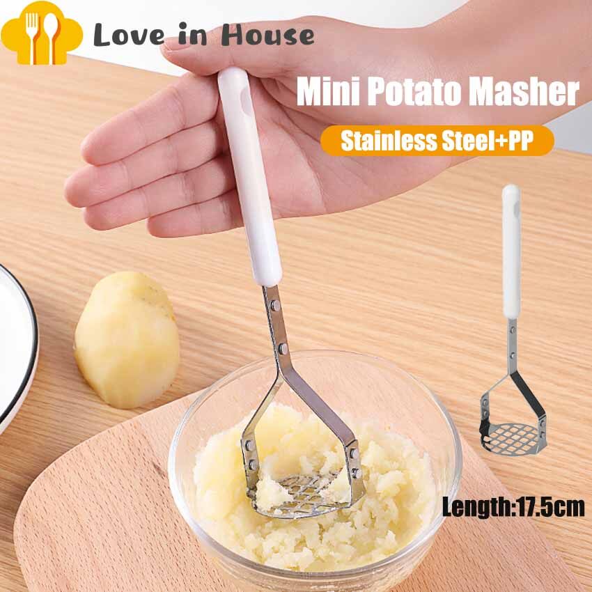 Mini Stainless Steel Potato Masher Vegetable Fruit Manual Masher Crush Press Maker cooking Tool Gadget Kitchen Accessories