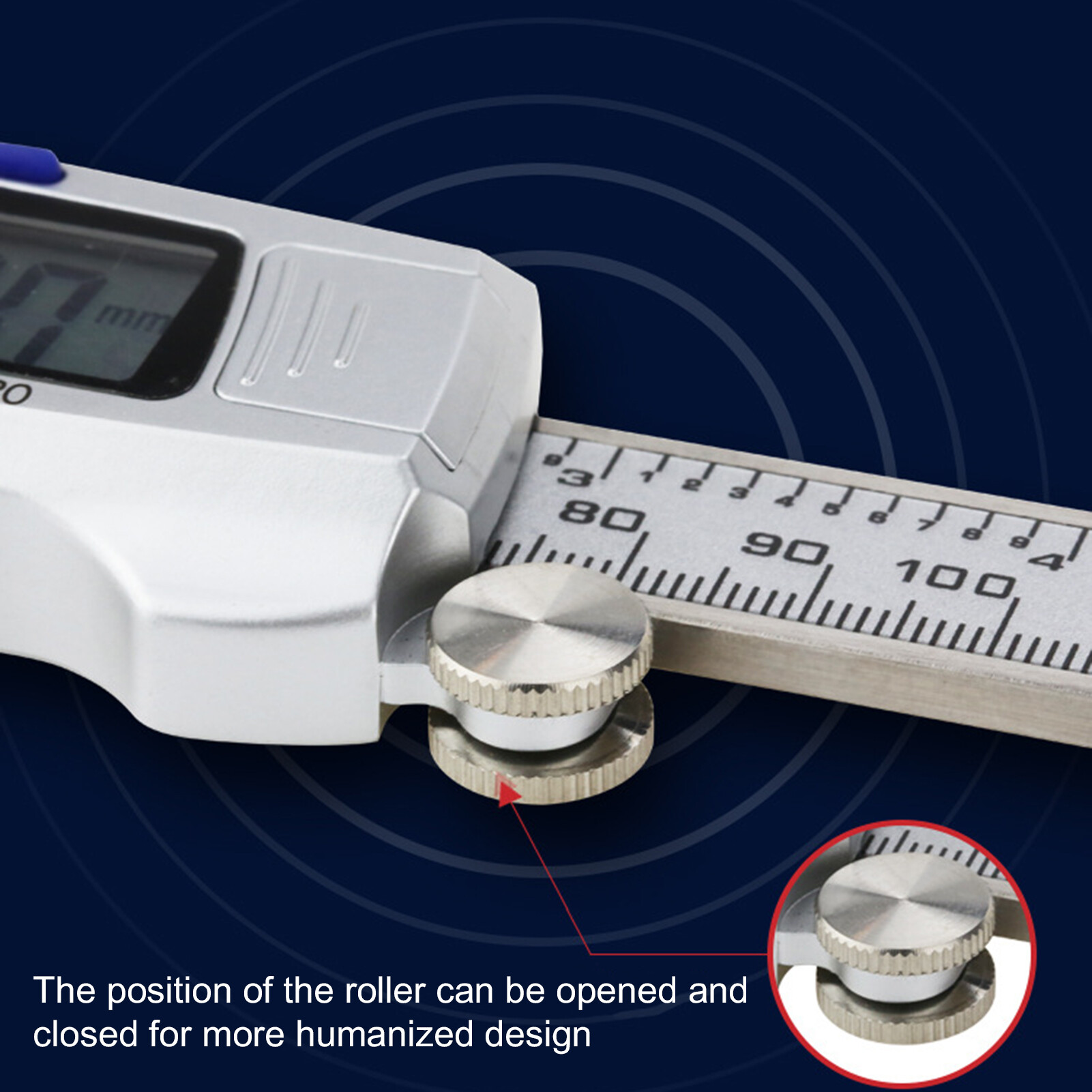 Terylin Electronic Digital Ruler High Precision 0-150mm Vernier Caliper Measuring Tool