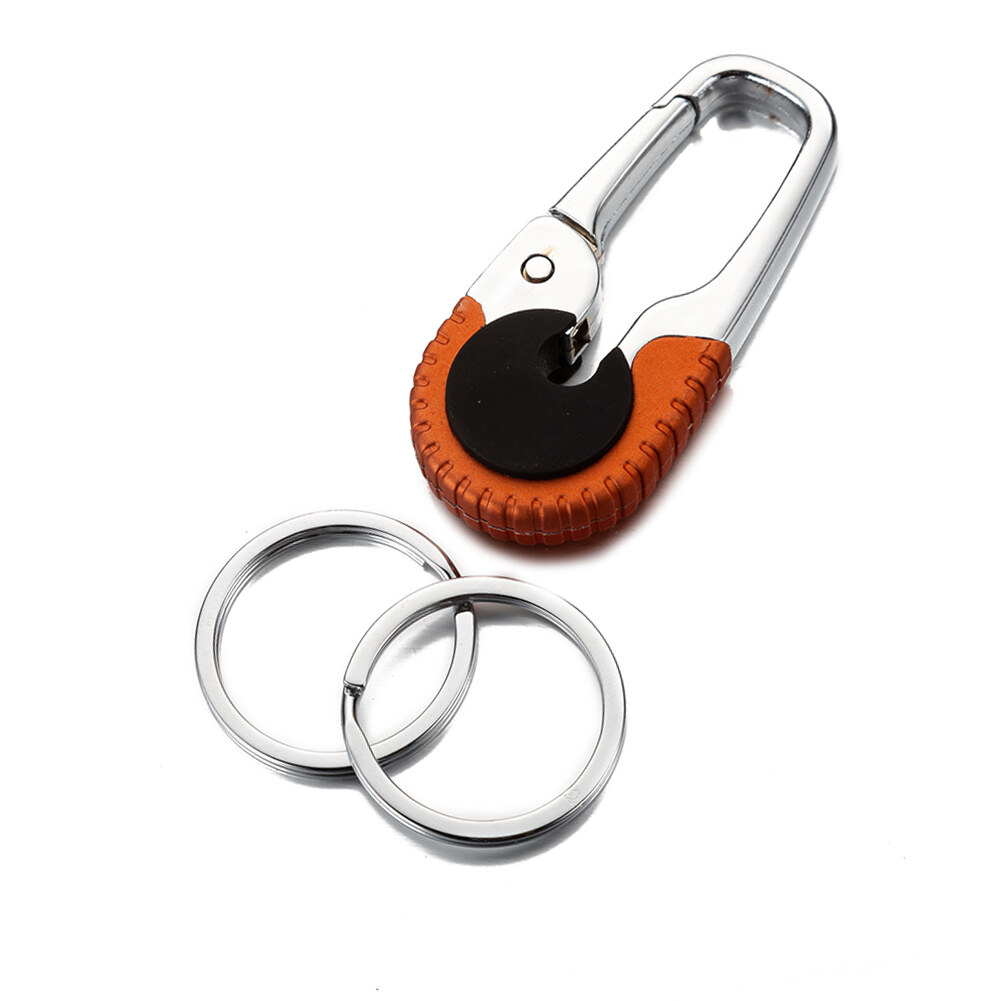 1PC Metal Car Keychain Key Holder Keyring Men's Key Chain Ring Auto Accessories