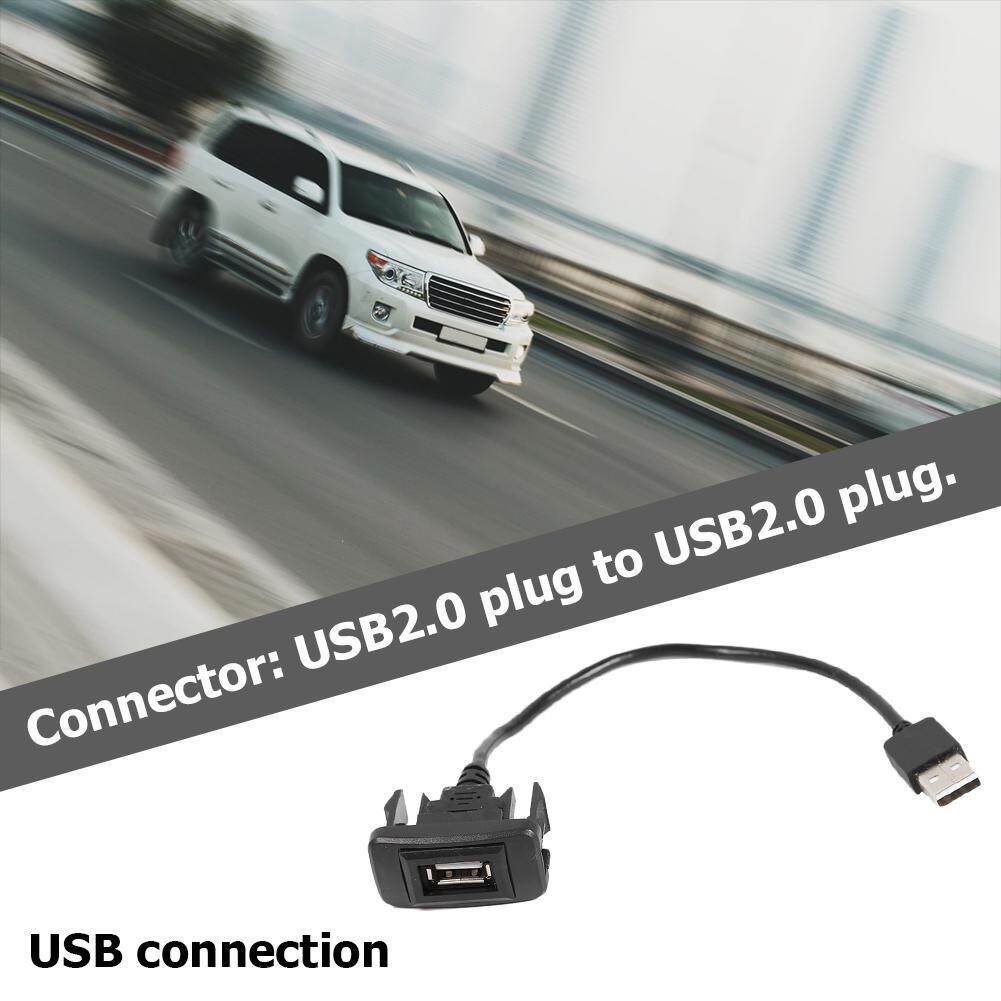 Cổng USB Nối Dài Gắn Bảng Điều Khiển Xe Hơi Bộ Chuyển Đổi Cáp Cho Toyota