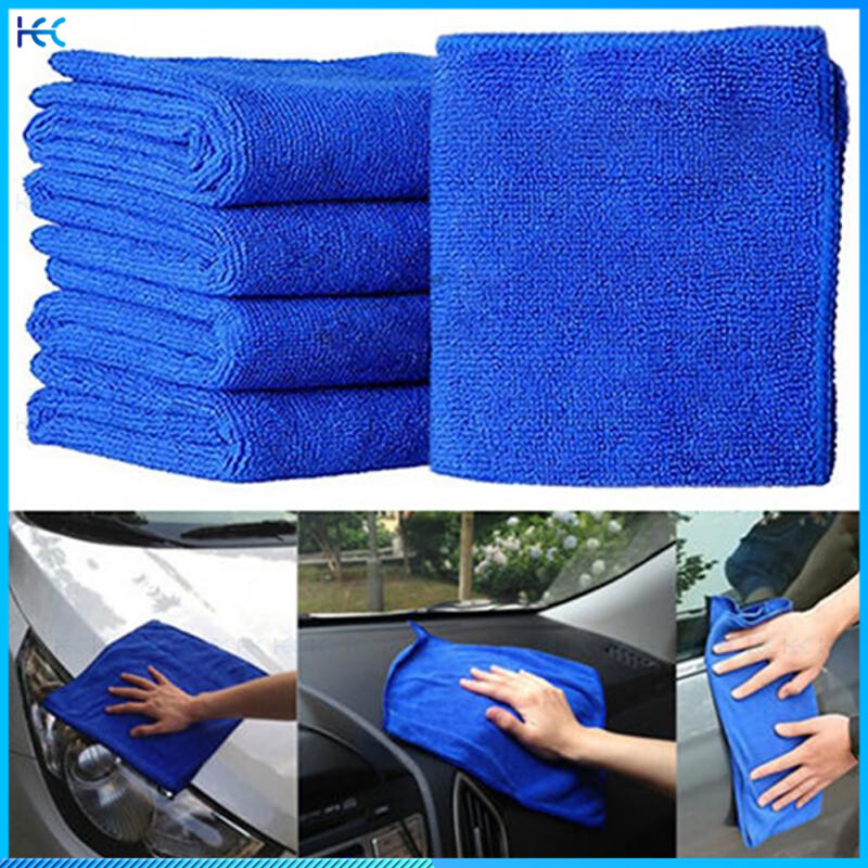 【Ready Stock】Car Wash Microfiber Towel Car Cleaning Drying Cloth SET