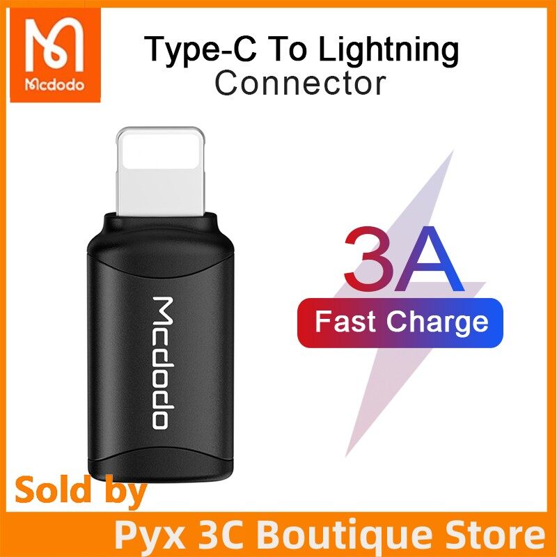 Mcdodo OTG Cable Adapter for iPhone Android Phone Lightning to Type c Portable Micro USB to Type C Fast Charging Converter