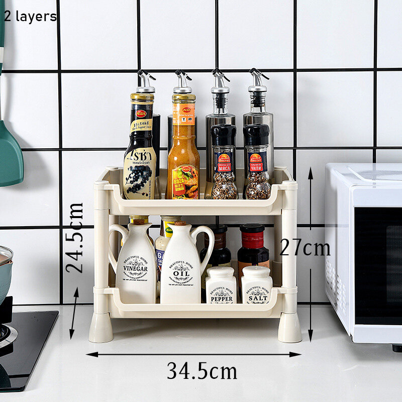 Kitchen rack floor-to-ceiling household multi-functional multi-function supplies Daquan storage storage shelf