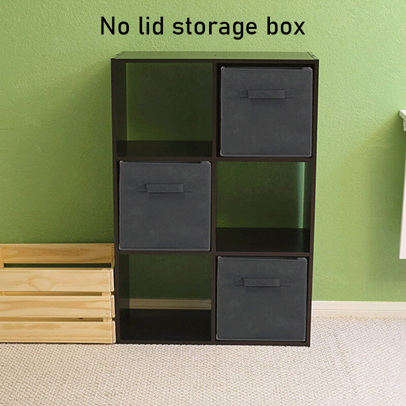 Non Woven Coverless Storage Box Amazon Square Toy Organizer Storage Box Foldable Fabric Storage Box