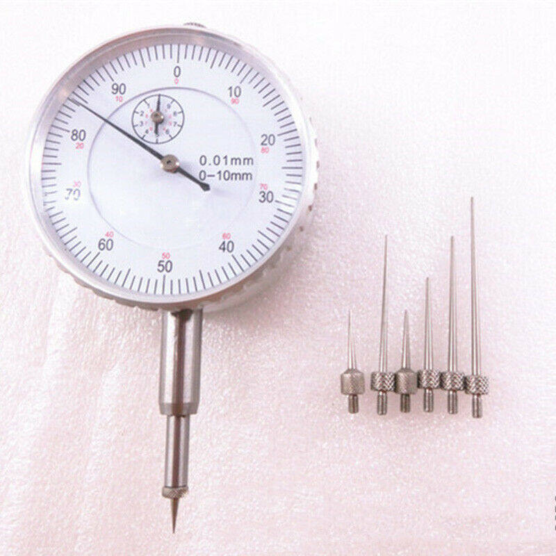 Comforhome 6Pcs DIY Dial Digital Test Indicator Contact Point Stem Rod Depth Gauge Measure