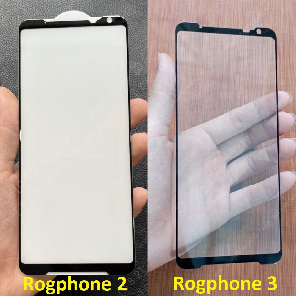 Kính cường lực Asus Rog Phone 2/ Rog Phone 3 full màn, full keo bền đẹp