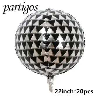 20pcs 22inch 4d Disco Metalic Balloons Laser Foil Balloon Wedding