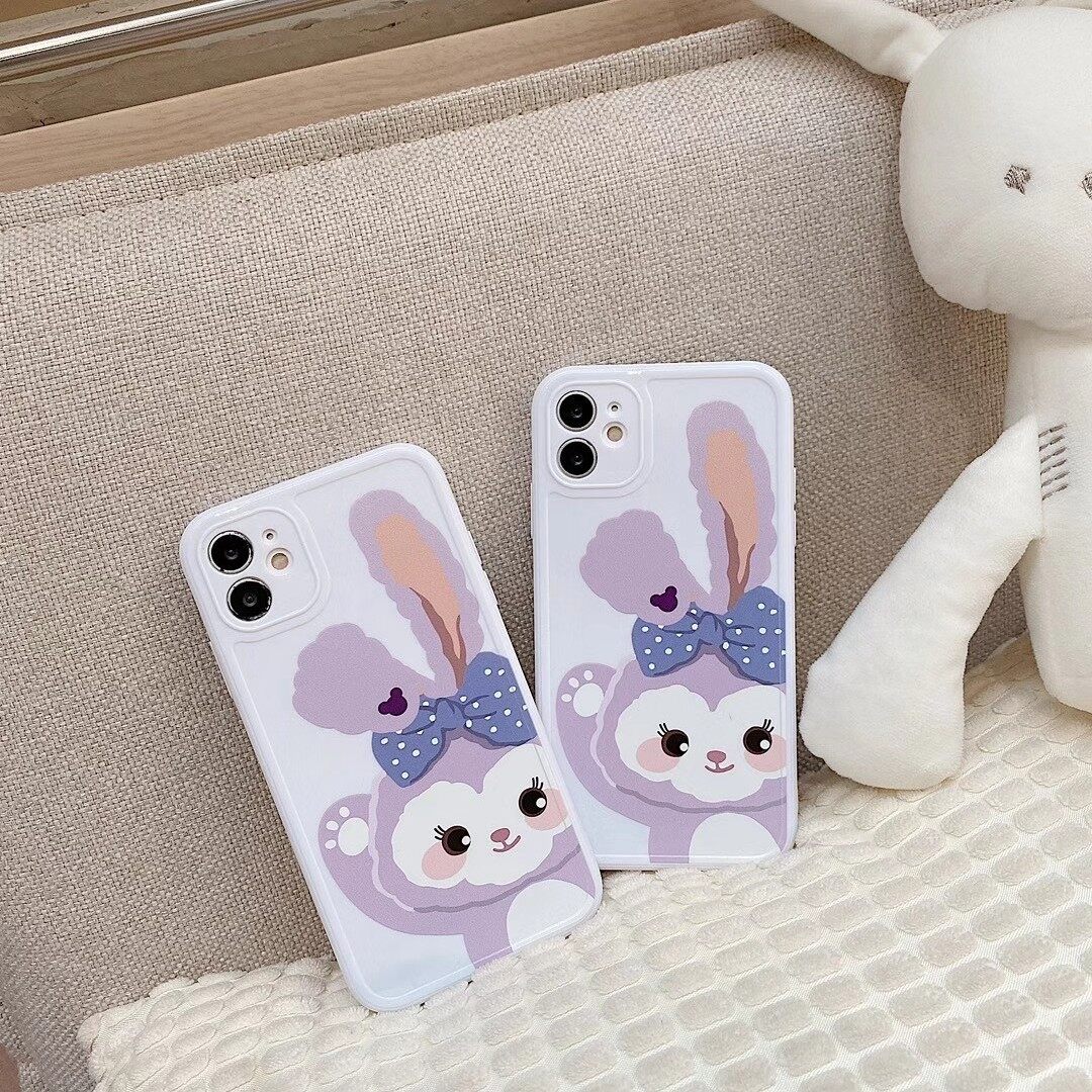 ins cartoon rabbit phone case for iphone 12 11 pro max xsmax xr 7 8 ...