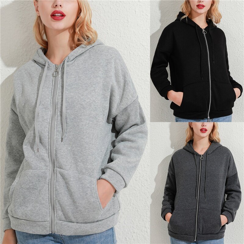 plus size fleece zip up jacket