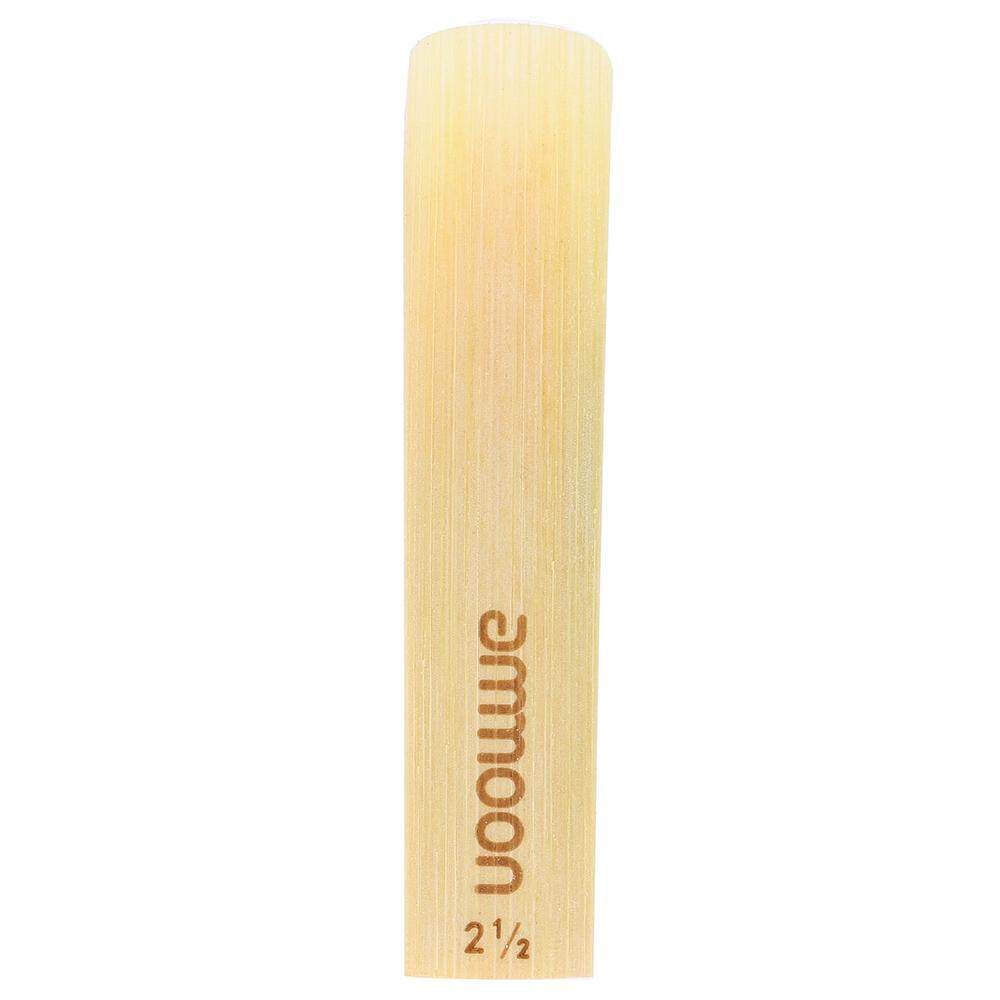 ammoon 10-pack Pieces Strength 2.5 Bamboo Reeds for Eb Alto Saxophone Sax Accessories Size: 2.5