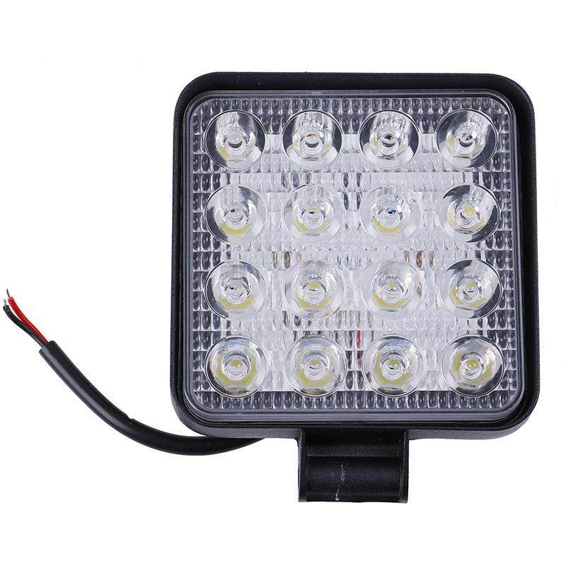 Đèn LED Làm Việc 4 Inch 48W Bloom Cho Xe Tải, Đèn Chiếu Điểm Xe Kéo Đường Địa Hình Vuông 12V 24V