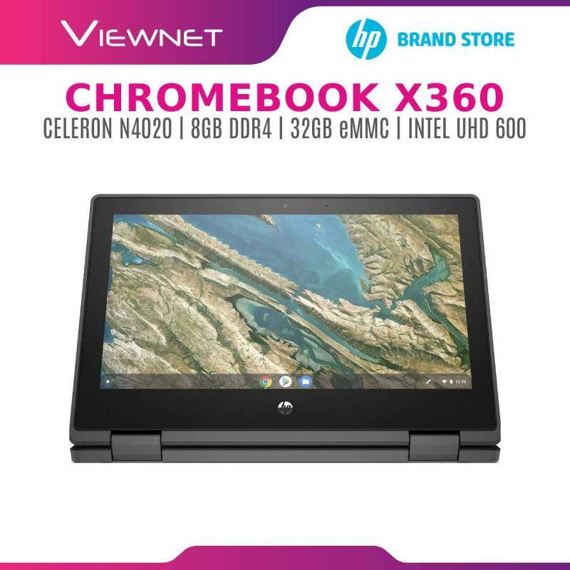 HP Chromebook x360 11 G3 EE Intel Celeron N4020 / 11.6” HD Touch Display / 4GB DDR4/ 32GB eMMC / Chrome OS / 1 Year Warranty Malaysia