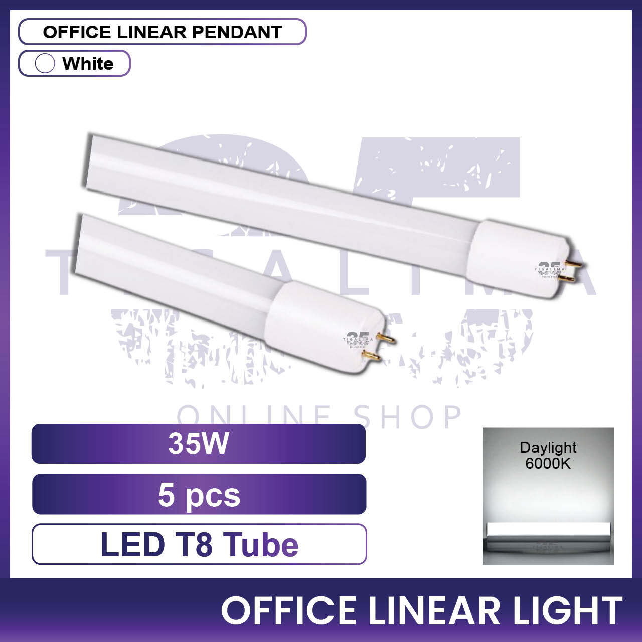 Office Linear Light Led Office Pendant Light Lamp T8 Led Tube Fixtures 