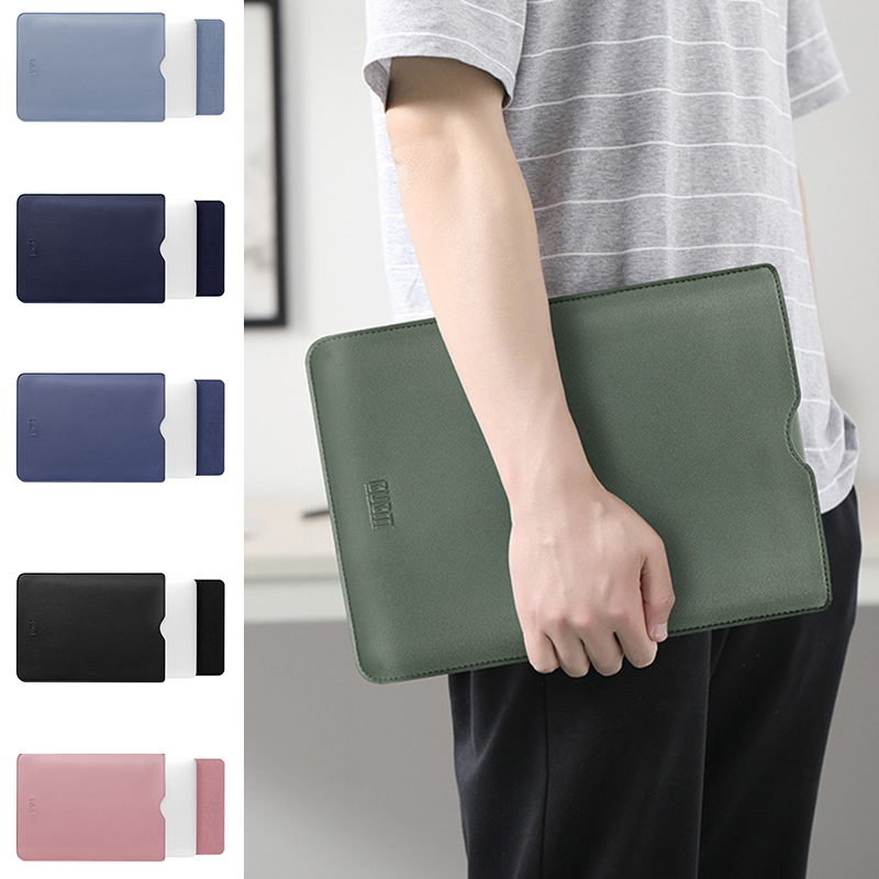 New Arrive Pu leather Laptop Sleeve Multi-color waterproof dustproof computer Bag for Macbook tablet 11 12 13 inch notebook cover