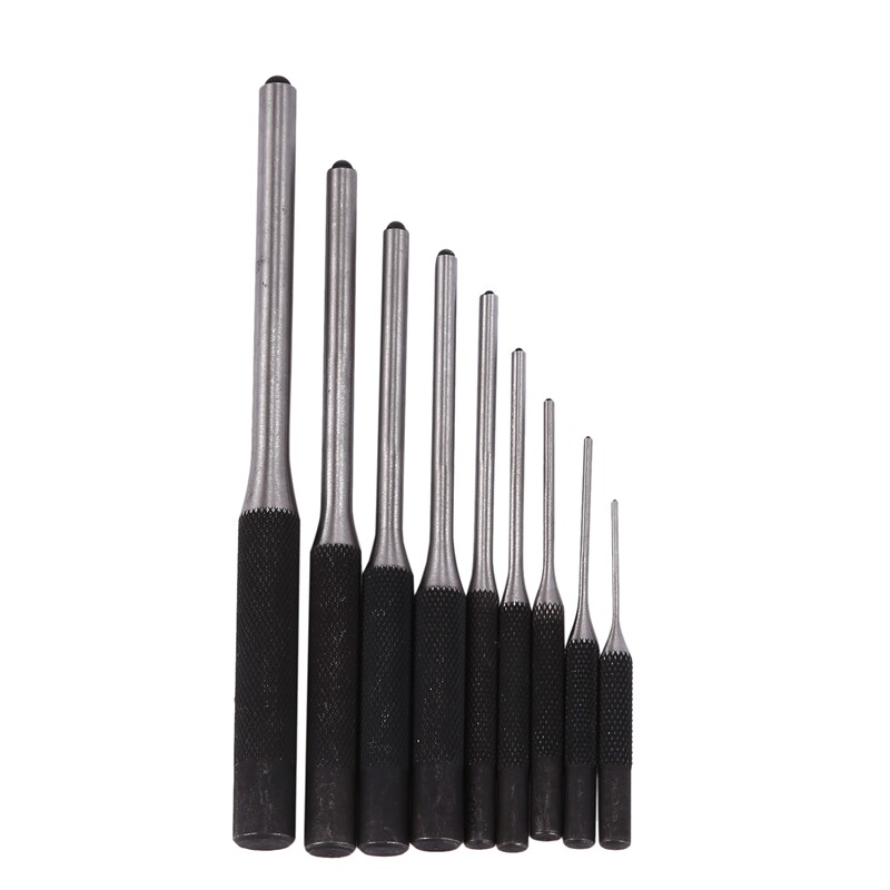 9Piece SetUp Punch Round Punch Pieces Roll Pin Punch Set Tool Bolt