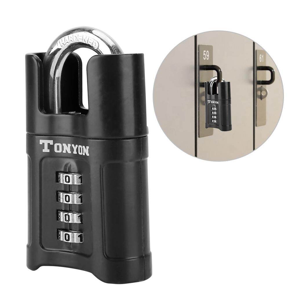 4 số Mã Mật Khẩu Kết Hợp Khóa Móc Chống Thấm Nước An Ninh Khóa Cửa