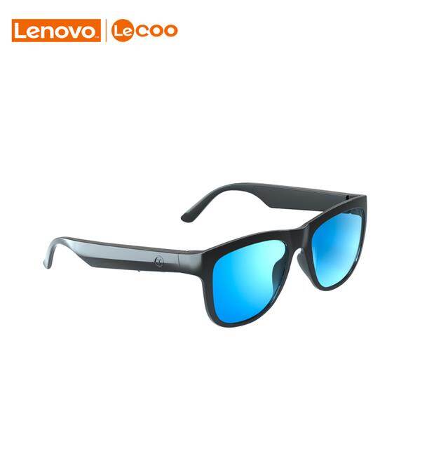 Lenovo Lecoo Smart Glasses Headset Wireless Bluetooth 5.0 Sunglasses Outdoor Sport earphone Calling Music Anti-Blue Eyeglasses