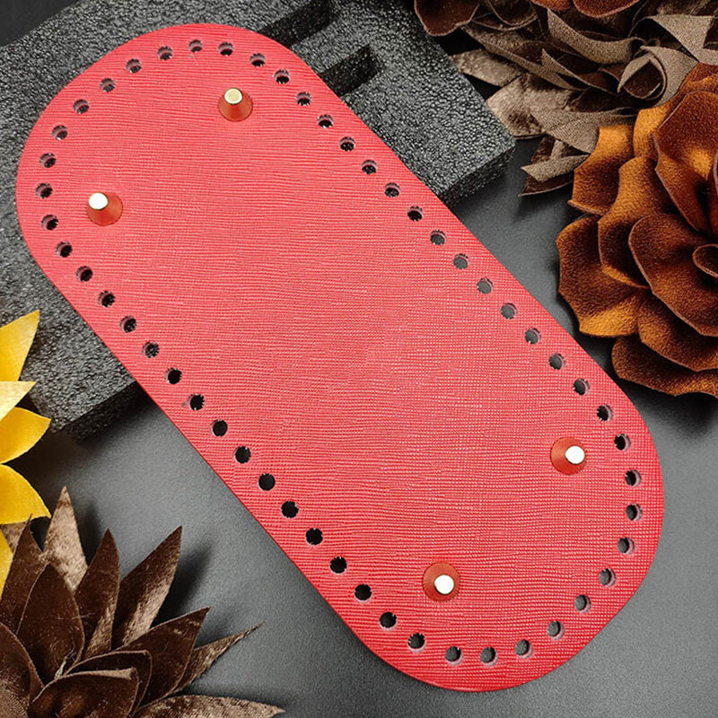 1PC Handbag Making Base Shaper DIY Tote Bag Oval Leather Bag Bottom Purse Accessories 10x22cm