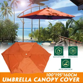 Outdoor Garden Parasol Canopy Cover Yard Patio Umbrella Fabric 100 Canopy Cover Yard Patio Umbrella