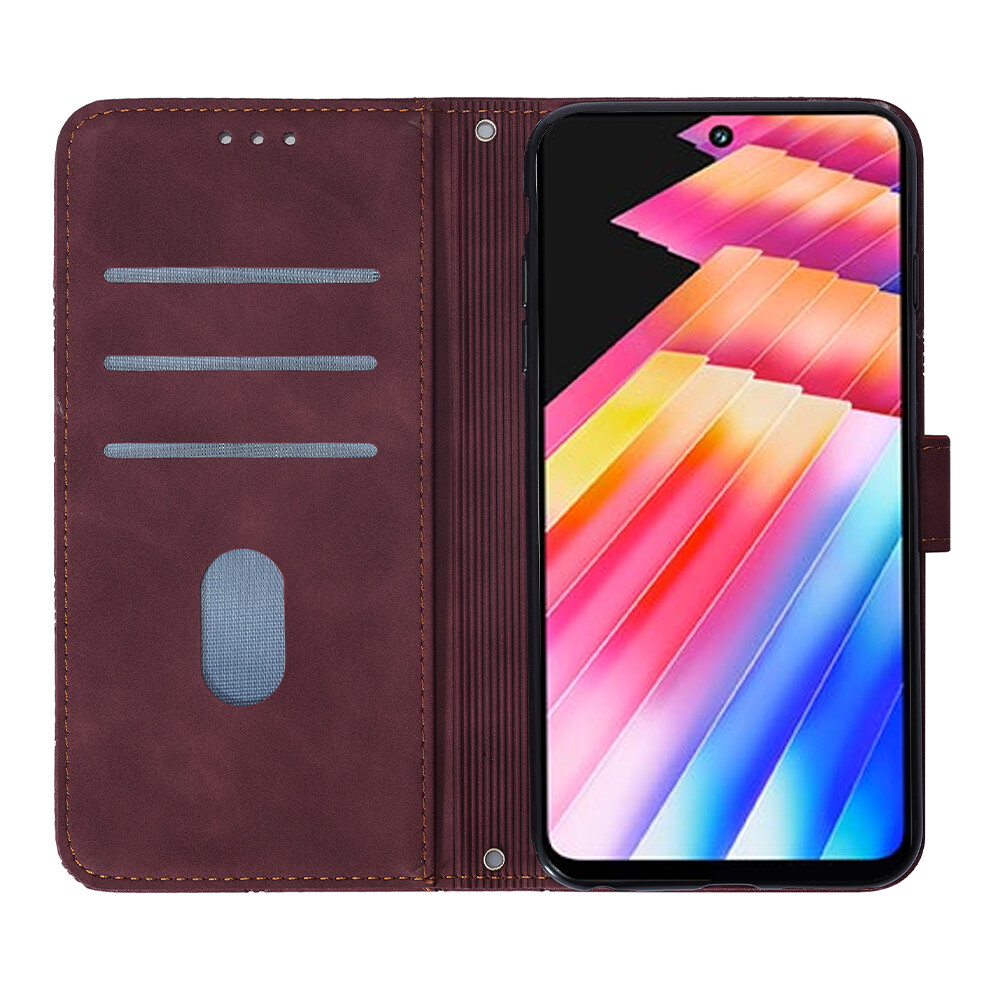 Ốp Điện Thoại Cho infinix Note 40 Note 40 5G Note 40 Pro 4G Note 40 Pro 5G Note 40 Pro+ 5G Note 30 5G Note 30 30i 30 vip 30 Pro, Ốp Da PU Cảm Giác Da Với Giá Đỡ Khe Thẻ Thiết Kế Chống Sốc