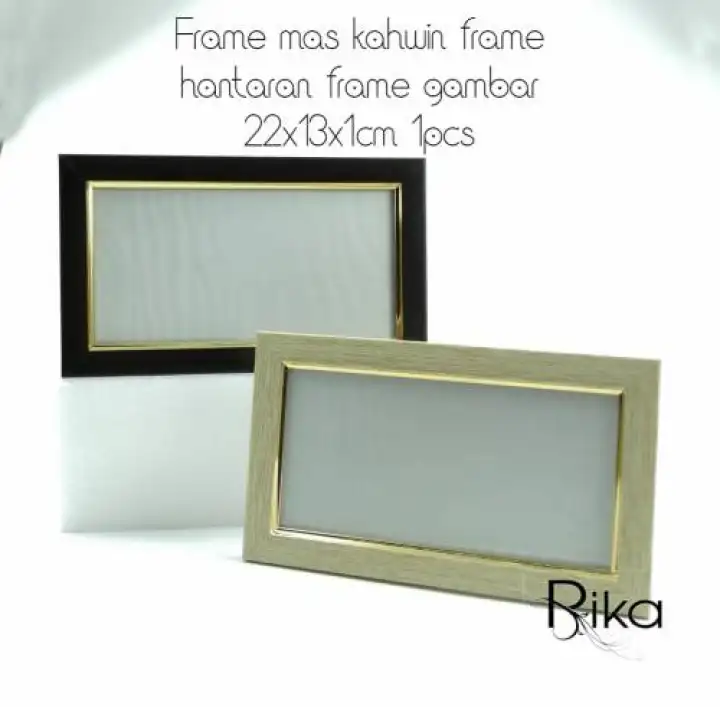 Frame Mas Kahwin Frame Hantaran Frame Gambar Bingkai Gambar 22x13x1cm 1pc Lazada