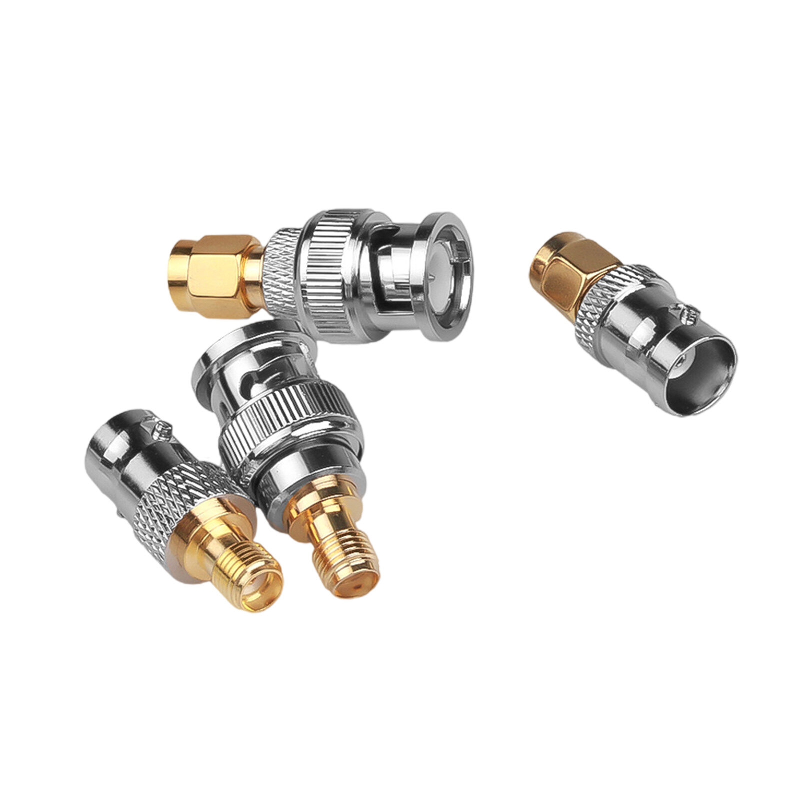 4Pcs Useful RF Connectors Sturdy Corrosion Resistance Lightweight SMA