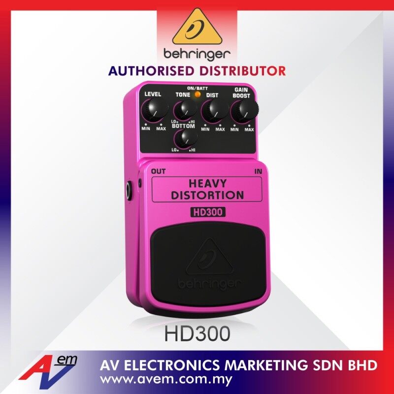 BEHRINGER HD300 Heavy Metal Distortion Effects Pedal Malaysia