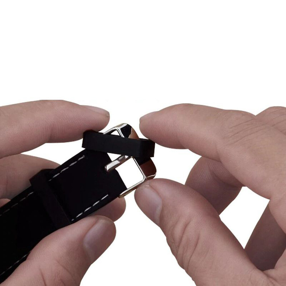 Cho Dây Đeo Silicon Vòng Hoạt Động Viền Cao Su Vòng Hoạt Động Vòng Đồng Hồ Silicon Phụ Kiện Đồng Hồ Vòng Dây Màu Đen Dây Đồng Hồ Đeo Tay Đàn Hồi Thay Thế Bằng Silicon 12-30Mm Phụ Kiện Vòng Dây