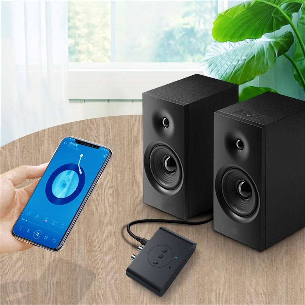 Bluetooth 5.0 Audio Receiver 3.5mm RCA U Disko Adapter Stereo Car Music Wireless Speaker Amplifier