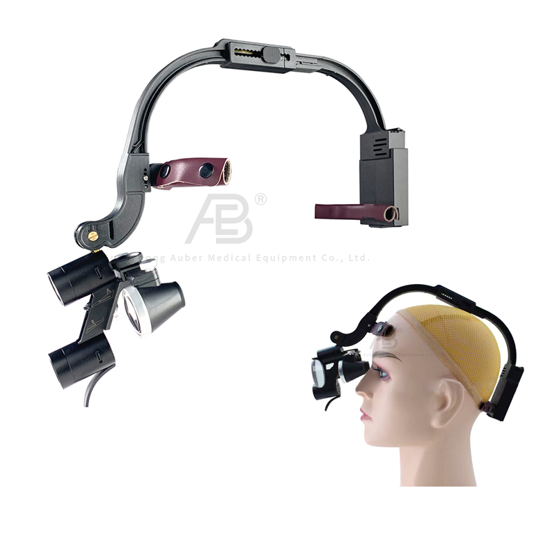 The headlamp magnifier is rechargeable LED Dental Magnifying Glsses