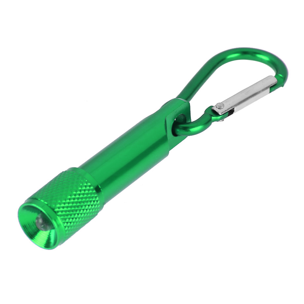 Cầm Tay Mini LED Carabiner Đèn Ngoài Trời Cắm Trại Pocket Torch Ánh Sáng Với Keychain