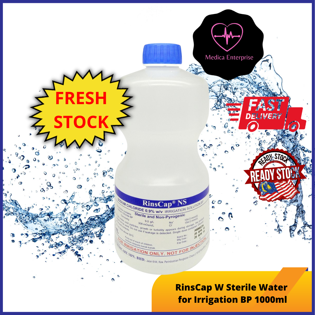 Rinscap Ns Sodium Chloride 0 9 Irrigation Solution Bp 1000ml Normal Saline Lazada Rinscap Ns Sodium Chloride 0 9 Irrigation Solution Bp 1000ml Normal Saline Lazada