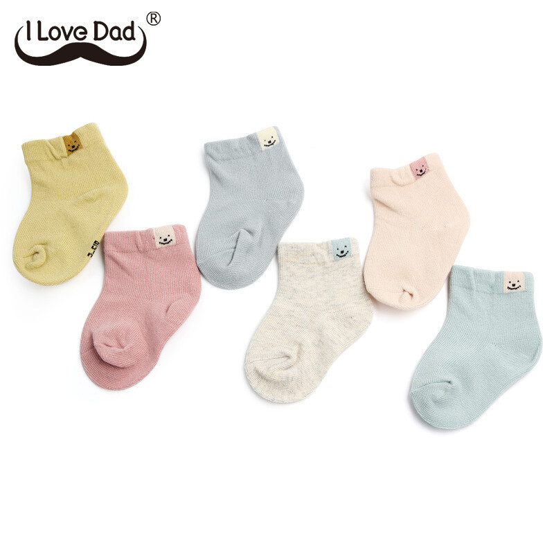 Tất Cotton Màu Kẹo Ngọt Dễ Thương Cho Bé 0-1 Tuổi