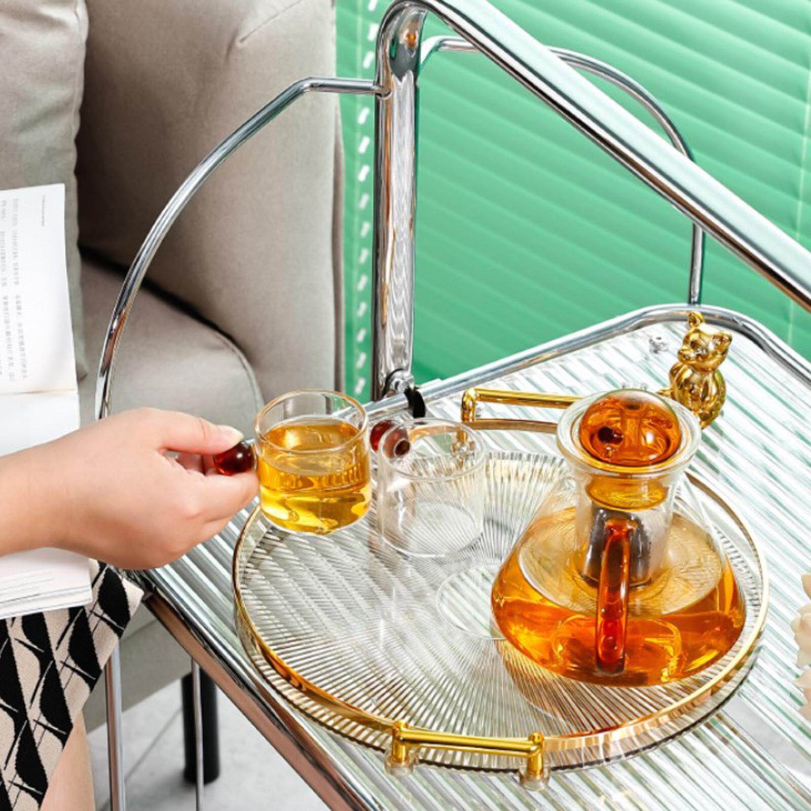 Blesiya Khay Phục Vụ Đa Năng Có Tay Cầm Khay Tráng Miệng Cho Bữa Tiệc