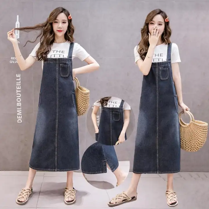 jeans sarafan dress